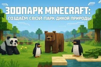 Зоопарк Minecraft: создаём свой парк дикой природы