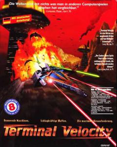 Постер Terminal Velocity для DOS