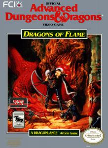 Постер Dragons of Flame для NES