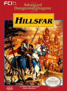 Постер Hillsfar для NES