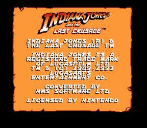 Indy Jones and the Last Crusade: The Action Game
