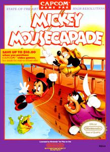 Постер Mickey Mousecapade для NES