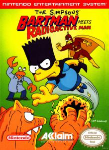 Постер The Simpsons: Bartman Meets Radioactive Man для NES