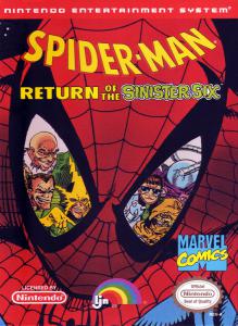 Постер Spider-Man: Return of the Sinister Six для NES