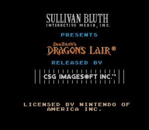 Sullivan Bluth Presents Dragon's Lair