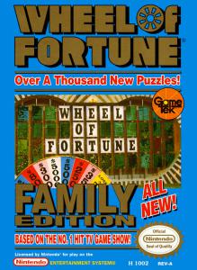Постер Wheel of Fortune: Family Edition для NES