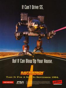Постер BattleTech: A Game of Armored Combat для SEGA
