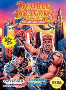 Постер Double Dragon III: The Sacred Stones для SEGA