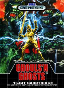 Постер Ghouls 'N Ghosts для SEGA