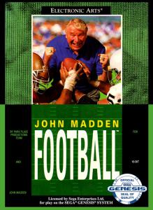 Постер John Madden Football для SEGA