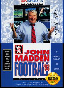 Постер John Madden Football '93 для SEGA