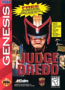 Постер Judge Dredd для SEGA