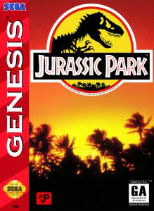 Постер Jurassic Park для SEGA