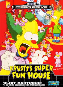 Постер Krusty's Fun House для SEGA