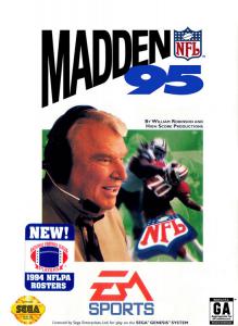 Постер Madden NFL 95 для SEGA