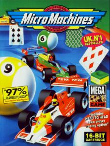 Постер Micro Machines для SEGA