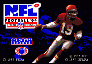 NFL Football '94 starring Joe Montana