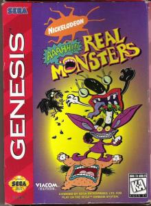 Постер Nickelodeon: Aaahh!!! Real Monsters для SEGA