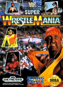 Постер WWF Super WrestleMania для SEGA