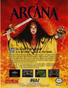 Постер Arcana для SNES
