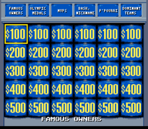 Jeopardy! Sports Edition