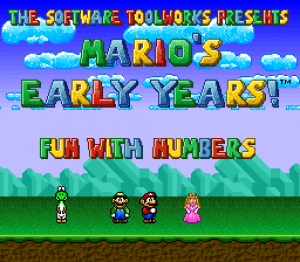 Mario's Early Years: Fun with Numbers