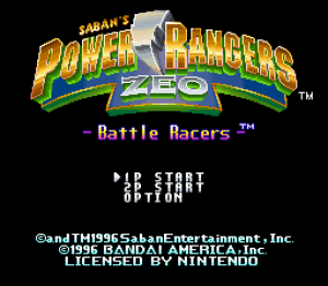Saban's Power Rangers Zeo: Battle Racers