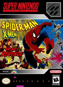 Постер Spider-Man X-Men: Arcade's Revenge для SNES