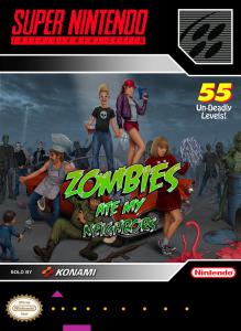 Постер Zombies Ate My Neighbors для SNES