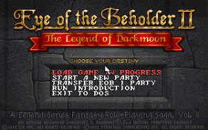 Eye of the Beholder 2: The Legend of Darkmoon