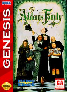 Постер The Addams Family для SEGA