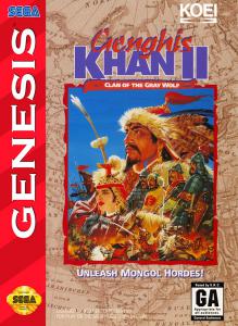 Постер Genghis Khan II: Clan of the Gray Wolf для SEGA