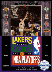 Постер Lakers versus Celtics and the NBA Playoffs для SEGA
