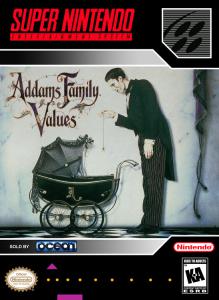 Постер Addams Family Values для SNES